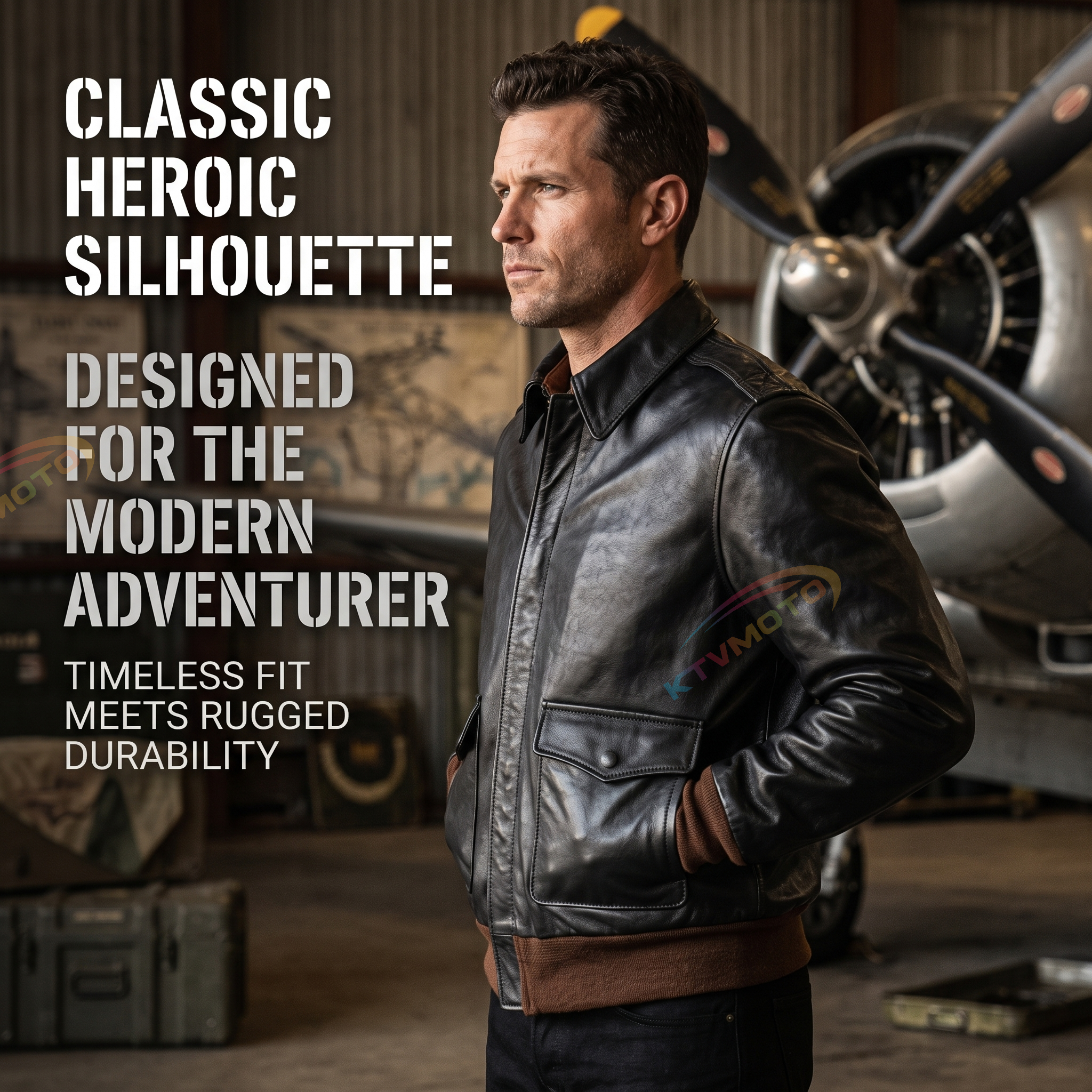 American Air Force A2 Pilot Jacket - A46