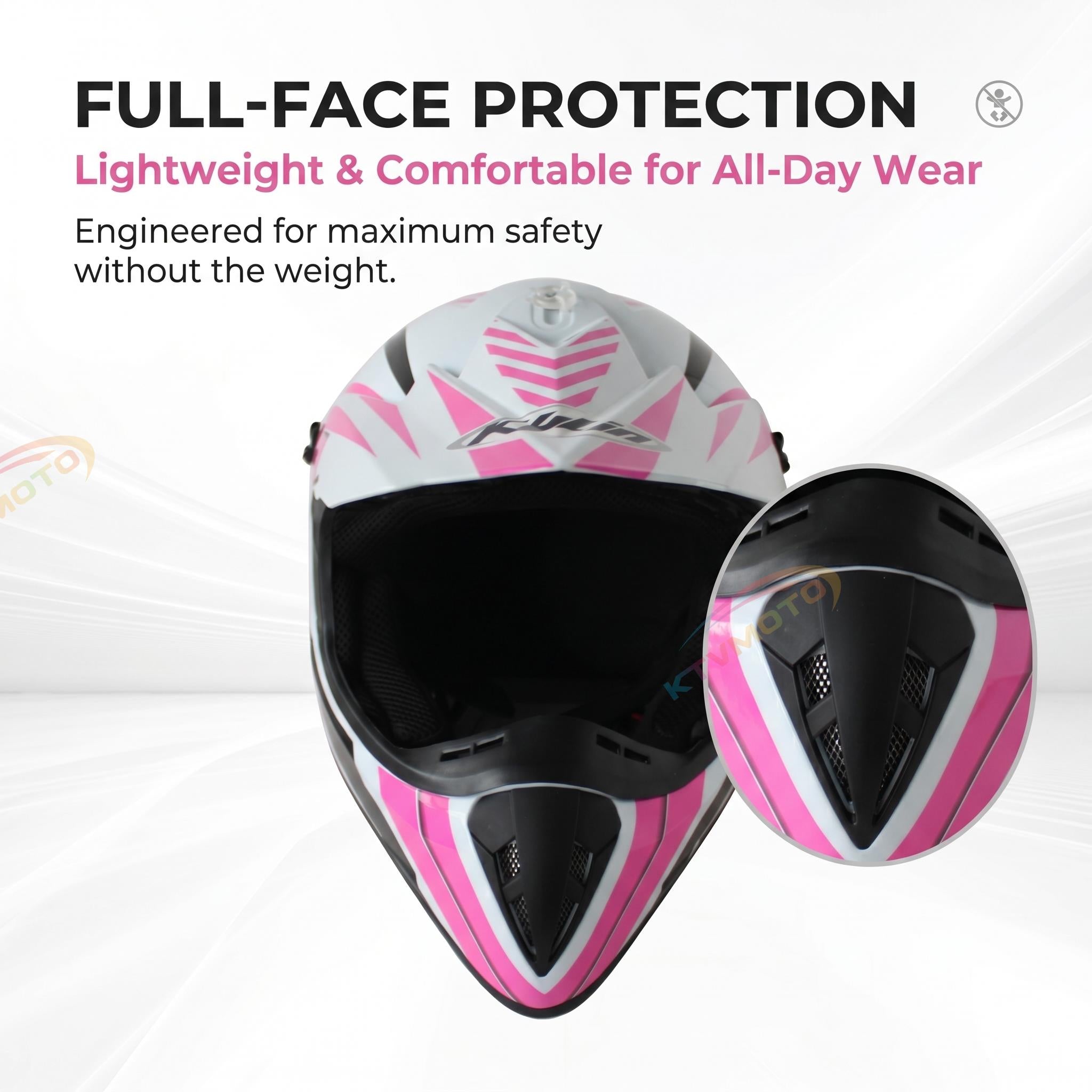 Children's full-face off-road helmet-I76