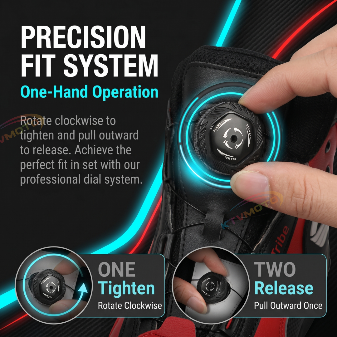Motorcycle protective short racing boots-K66