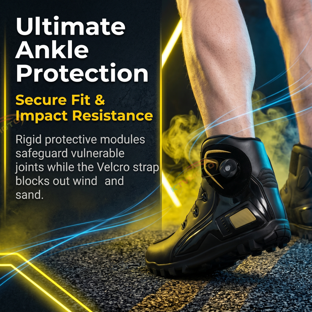 Durable Outdoor Motorcycle Riding Boots-K96