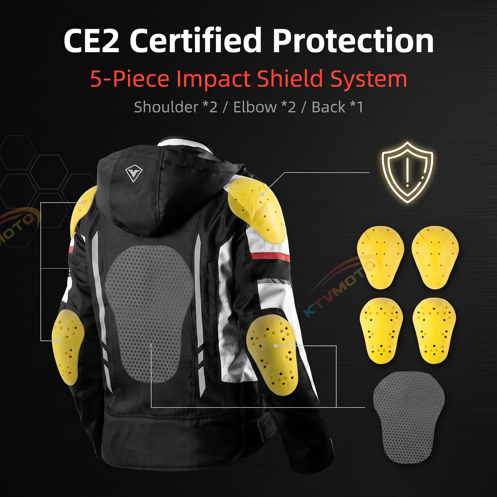 The lining of the motorcycle riding suit is removable-J73