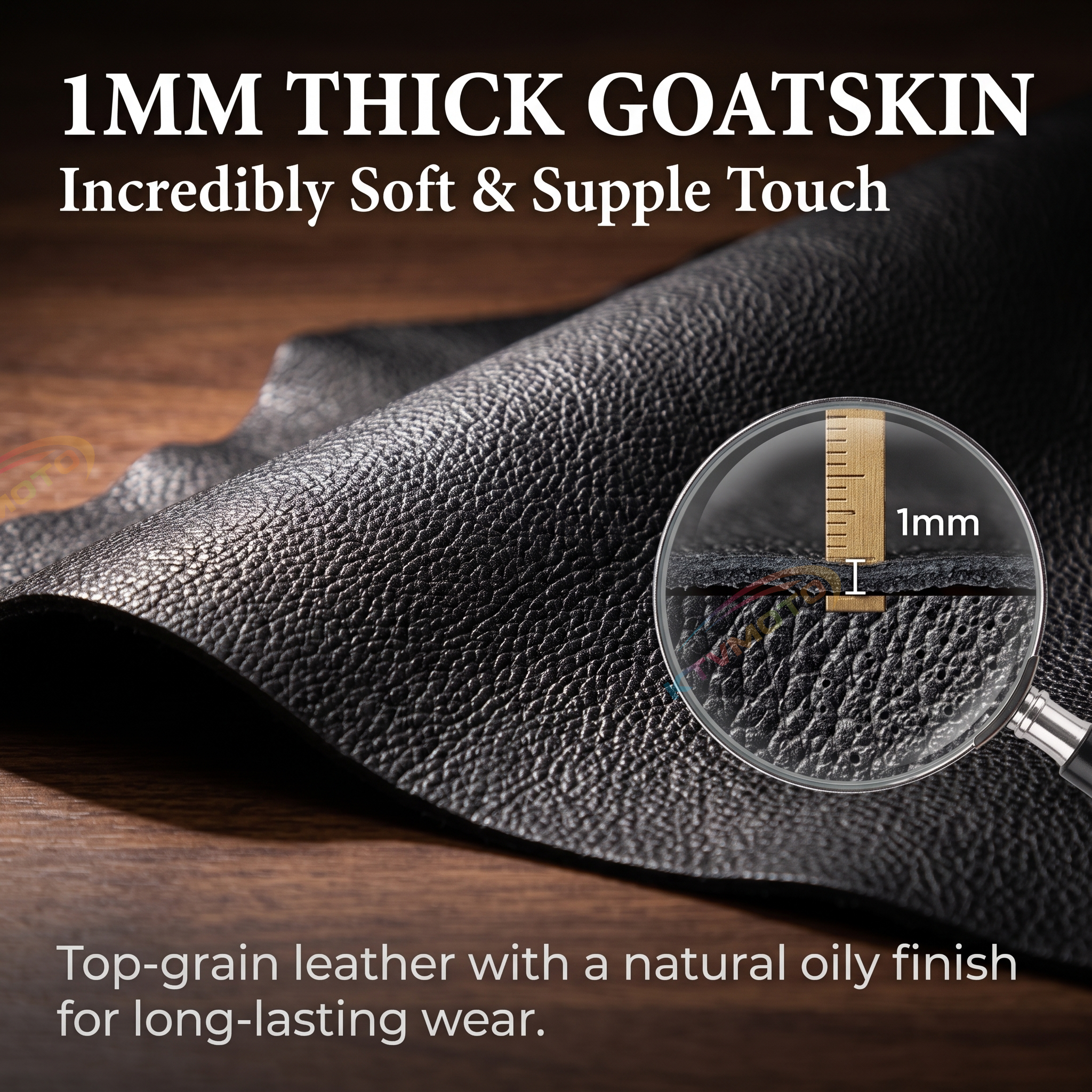 Air flight suit thick goatskin jacket-A14