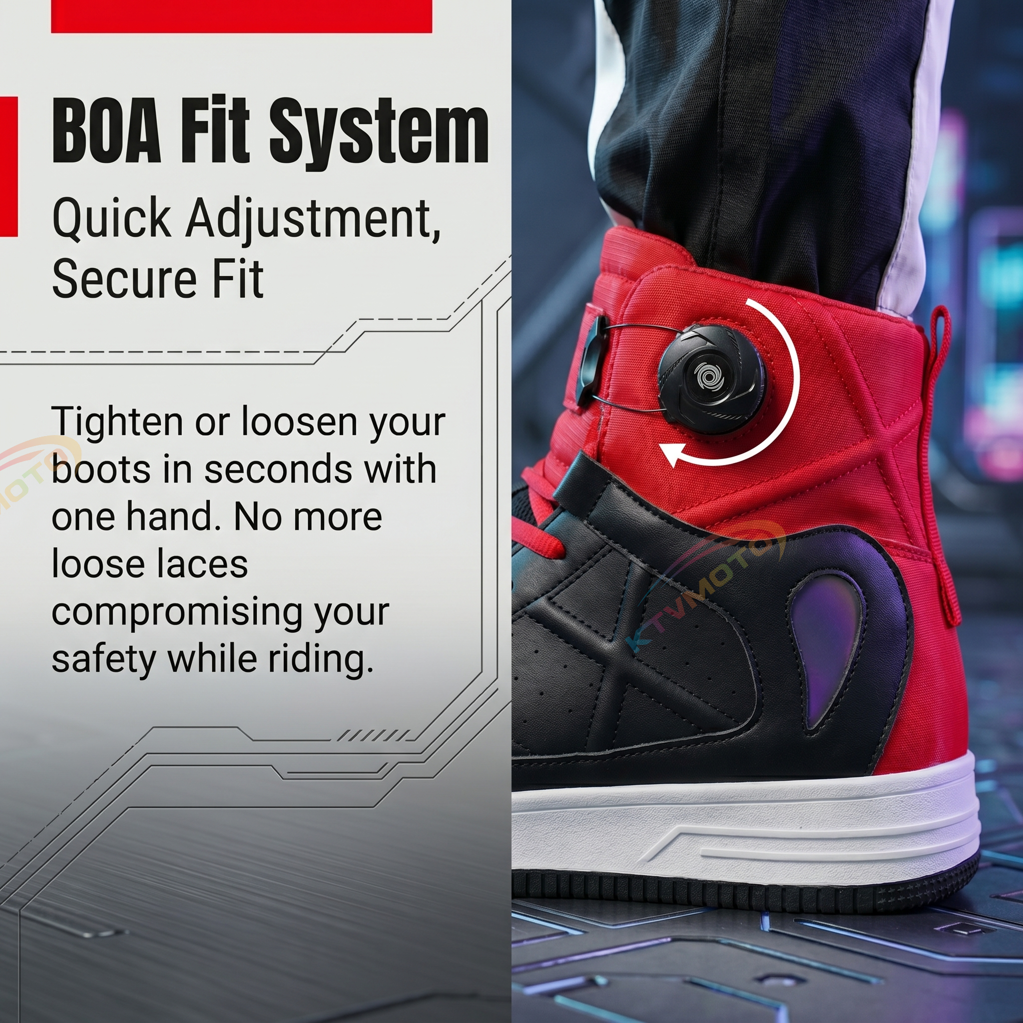 Motorcycle riding shoes-K113