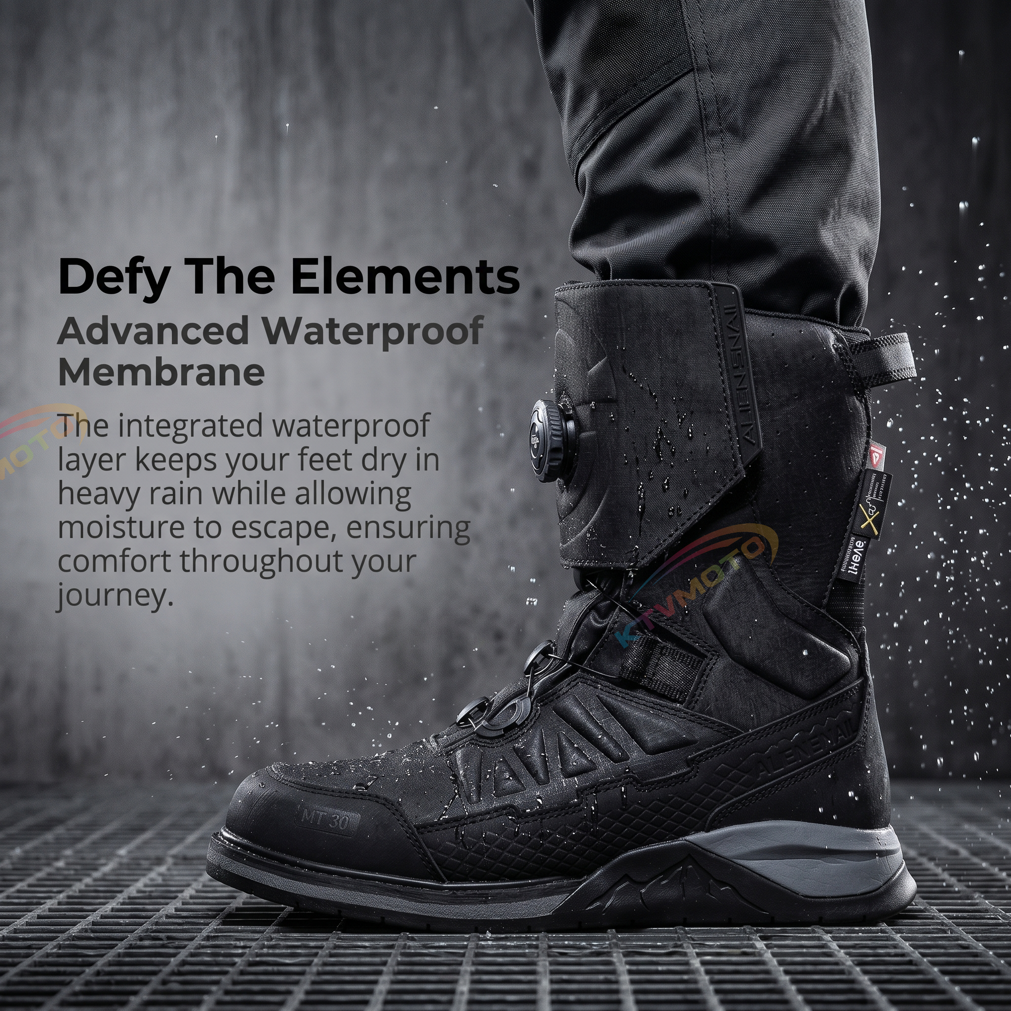 Motorcycle riding waterproof boots-K102