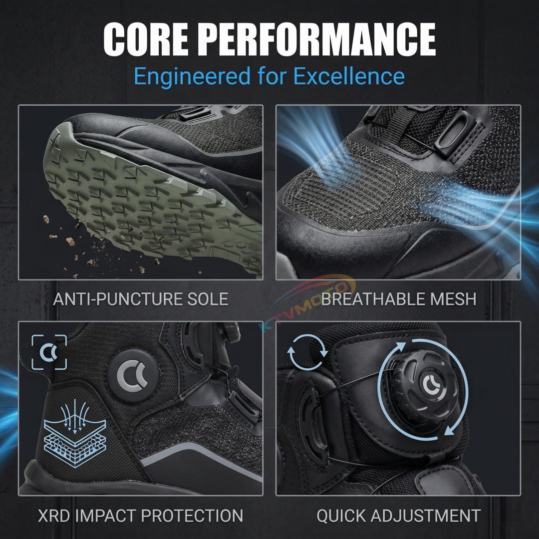 Waterproof Tactical Hiking Boots with Knob-Dial Lacing System-K33