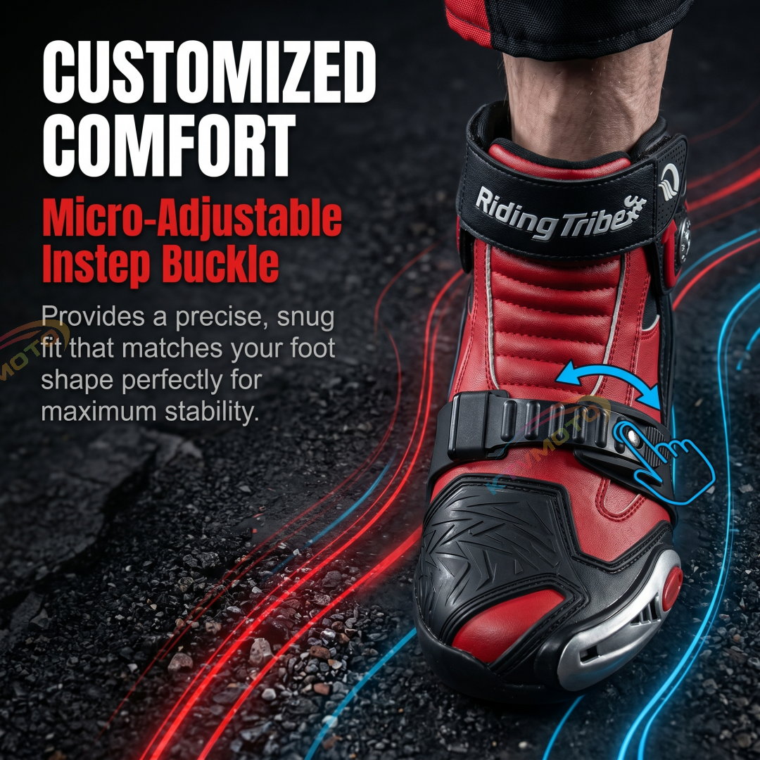 Breathable motorcycle racing short boots-K71