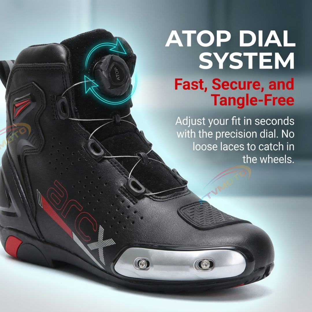 Motorcycle breathable and shock-absorbing riding boots-K28