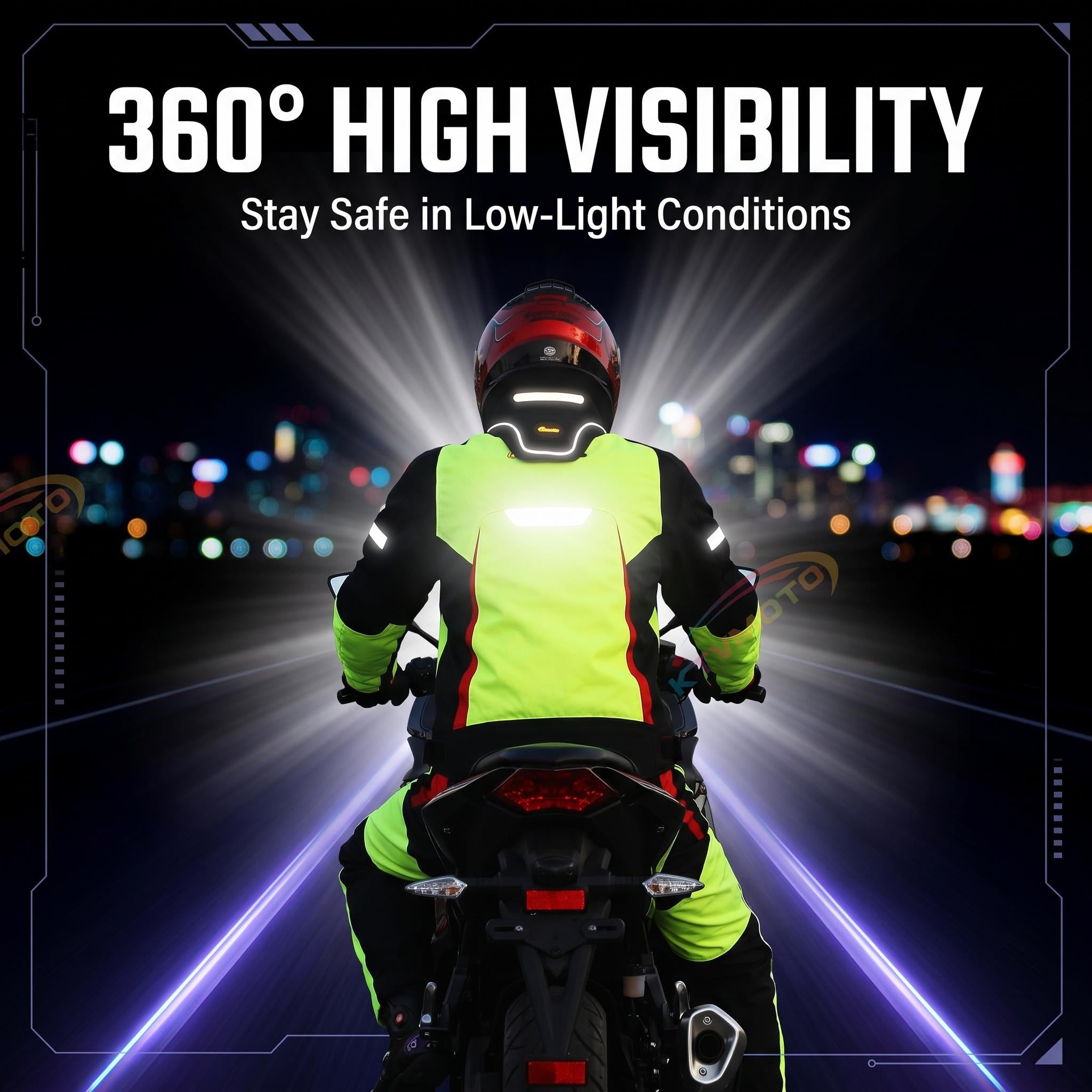 Waterproof and Impact-Resistant Motorcycle Riding Gear-J76