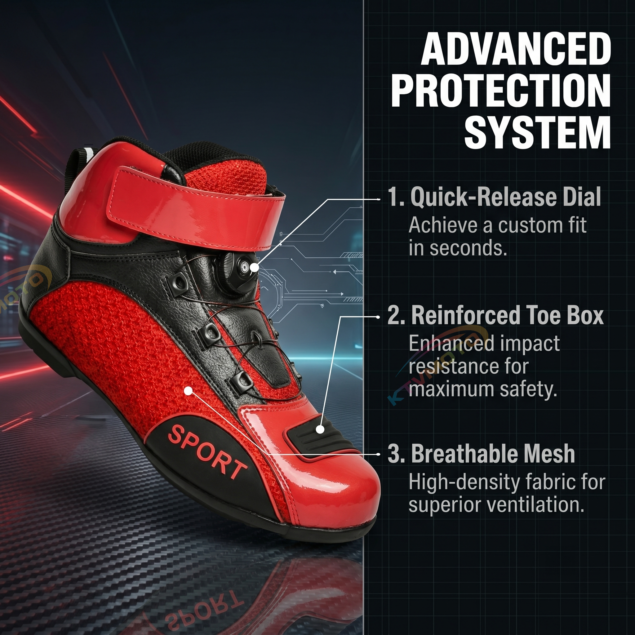 Riding boots motorcycle boots-K110