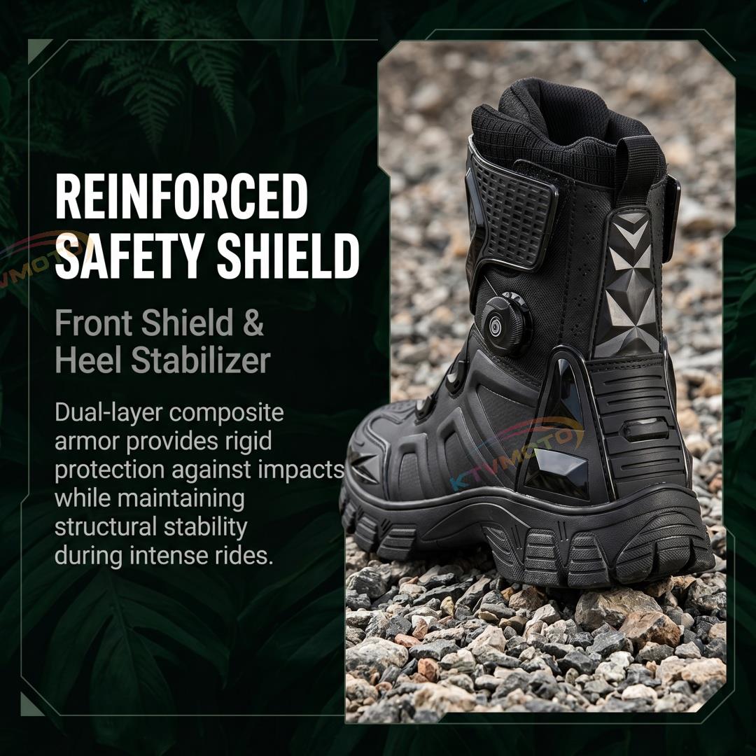 Waterproof Motorcycle Riding Boots Techwear Shoes-K44