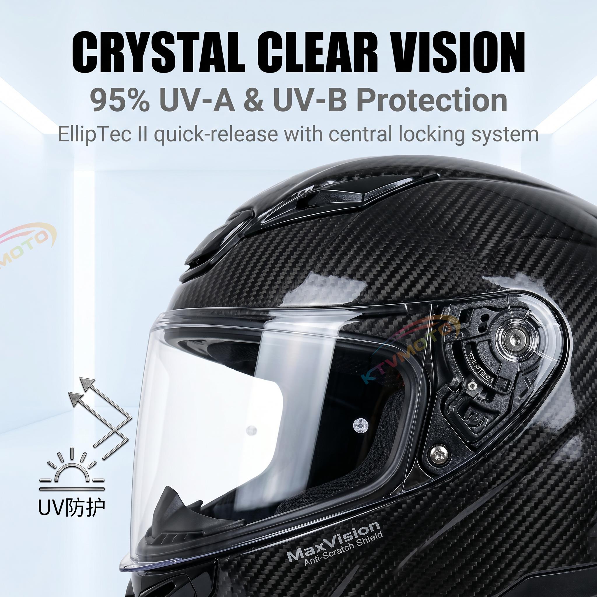 Carbon fiber textured motorcycle helmet racing equipment — I56