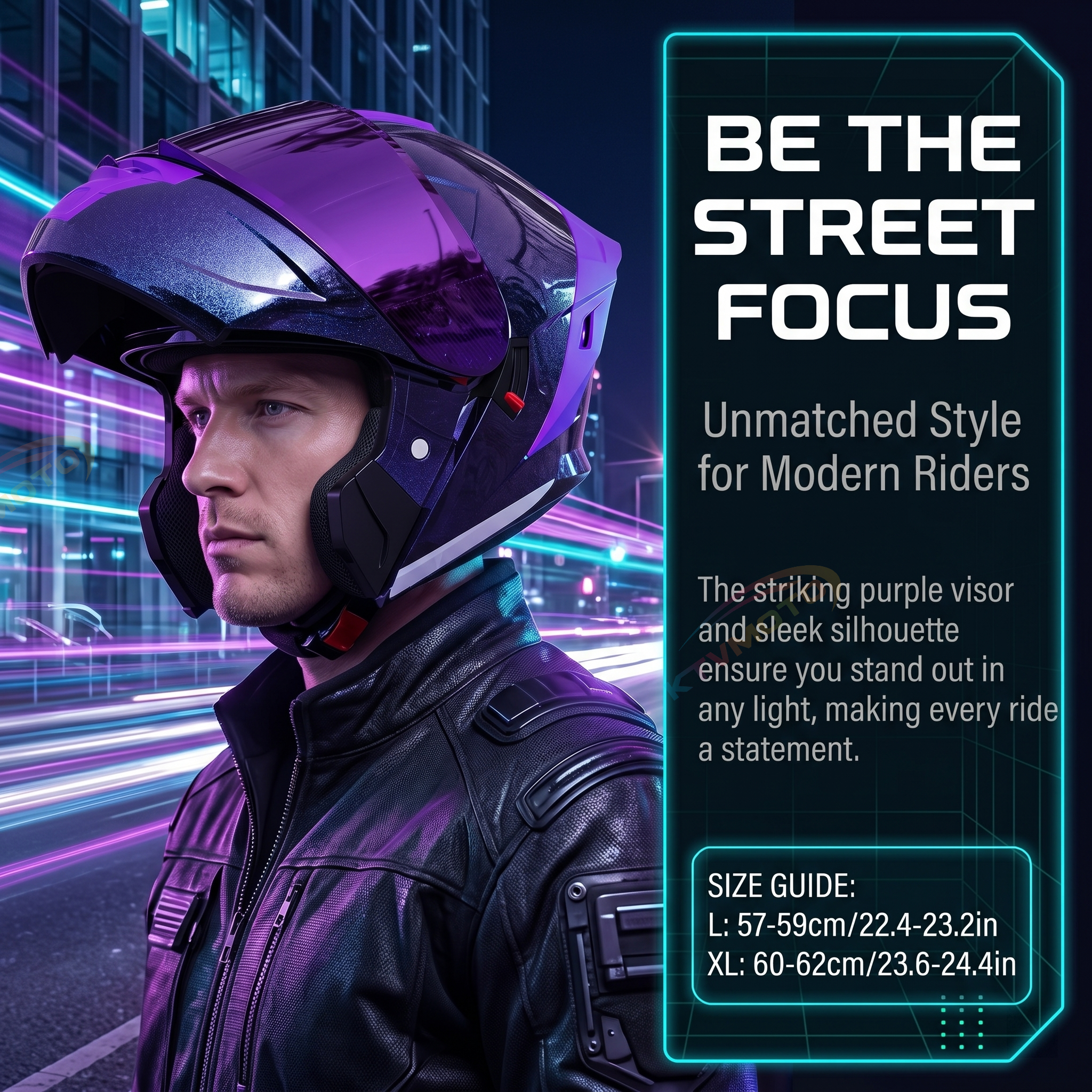 Chameleon Modular Motorcycle Helmet- I127