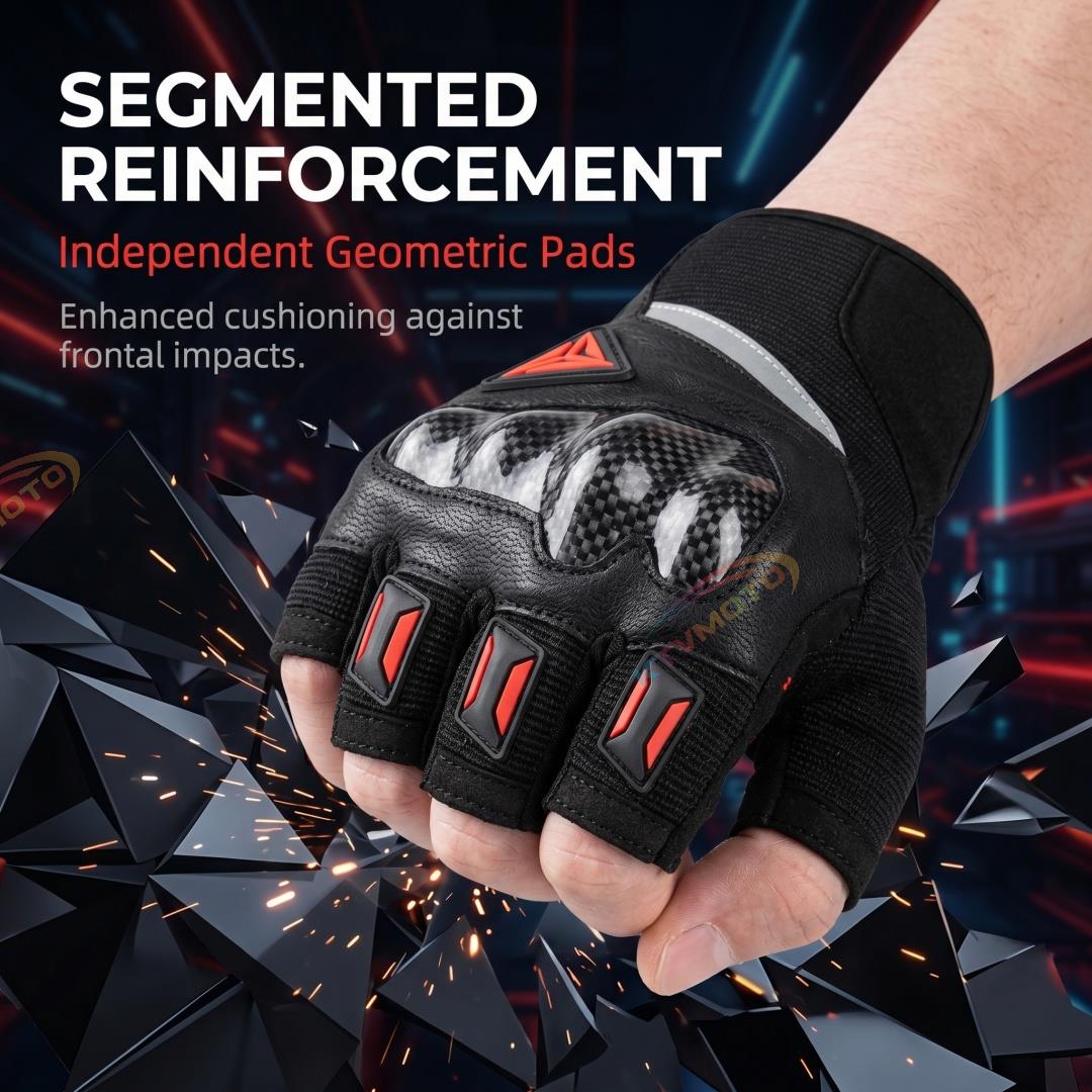Breathable Carbon Fiber Motorcycle Gloves-G61
