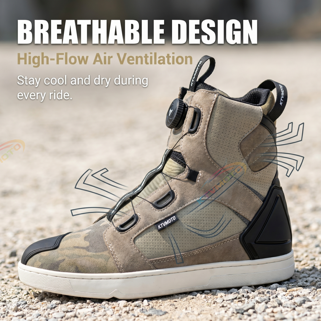 Casual motorcycle riding sneakers-K145
