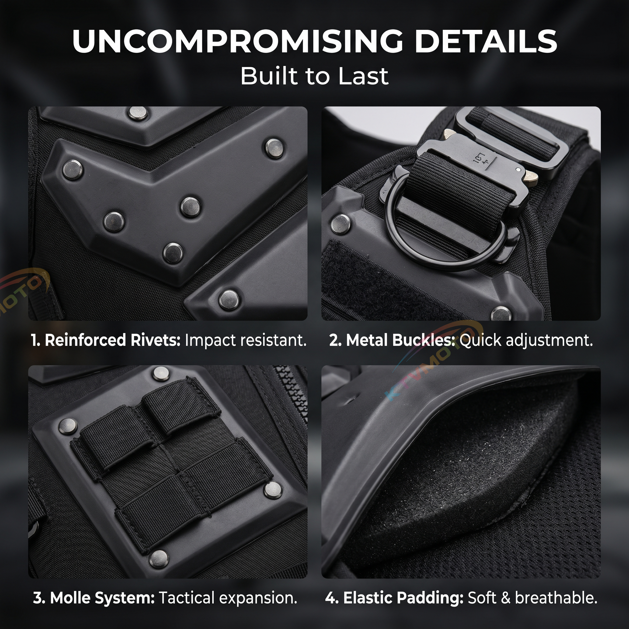 Motorcycle riding armor-F22