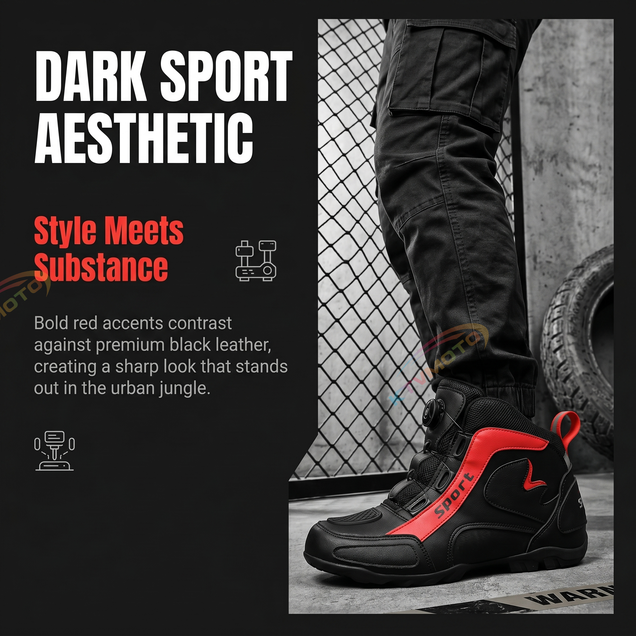 Motorcycle riding shoes-K89