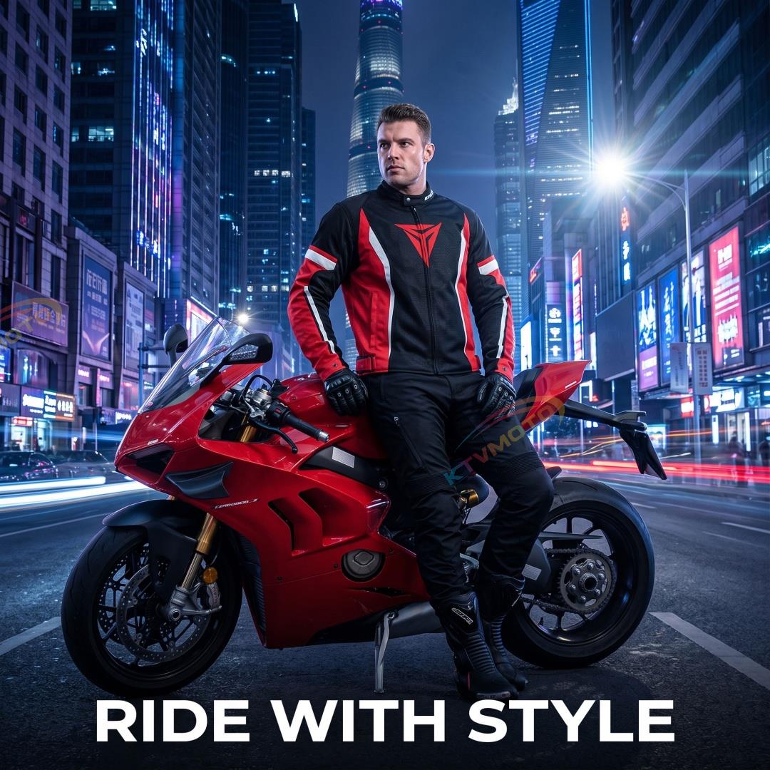 Fall-proof commuter mesh breathable motorcycle suit-J60