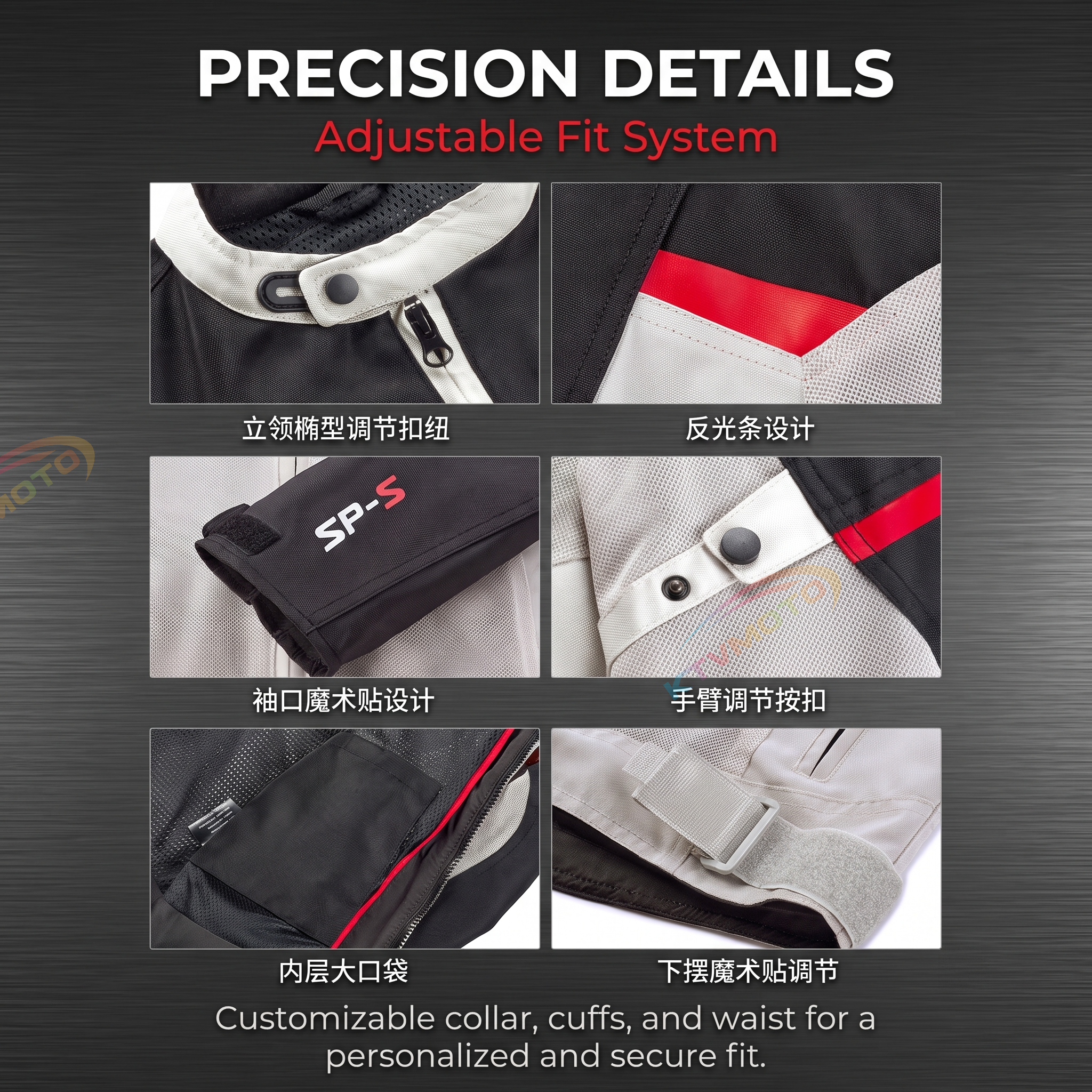 Breathable motorcycle riding clothes-J55