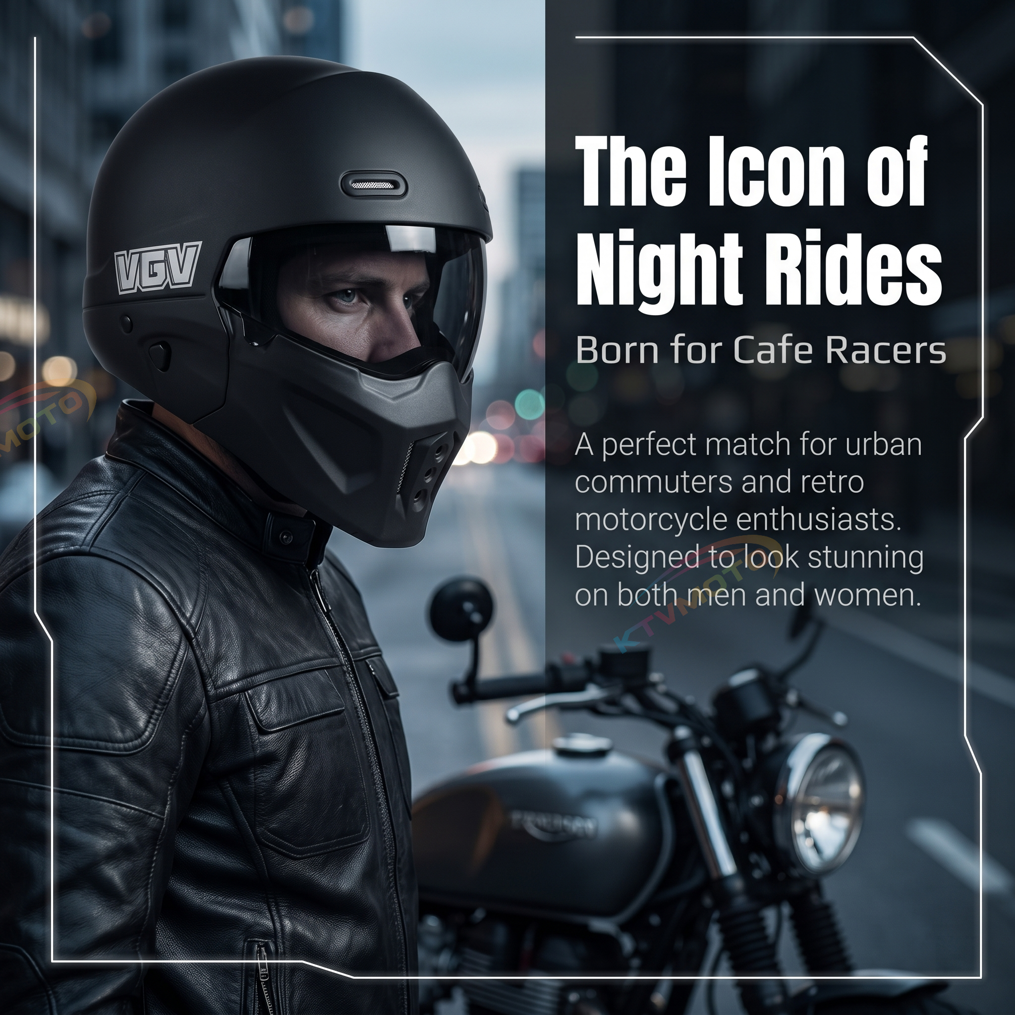 Dual-Mode Tactical Motorcycle Helmet (Bluetooth Compatible)-I90