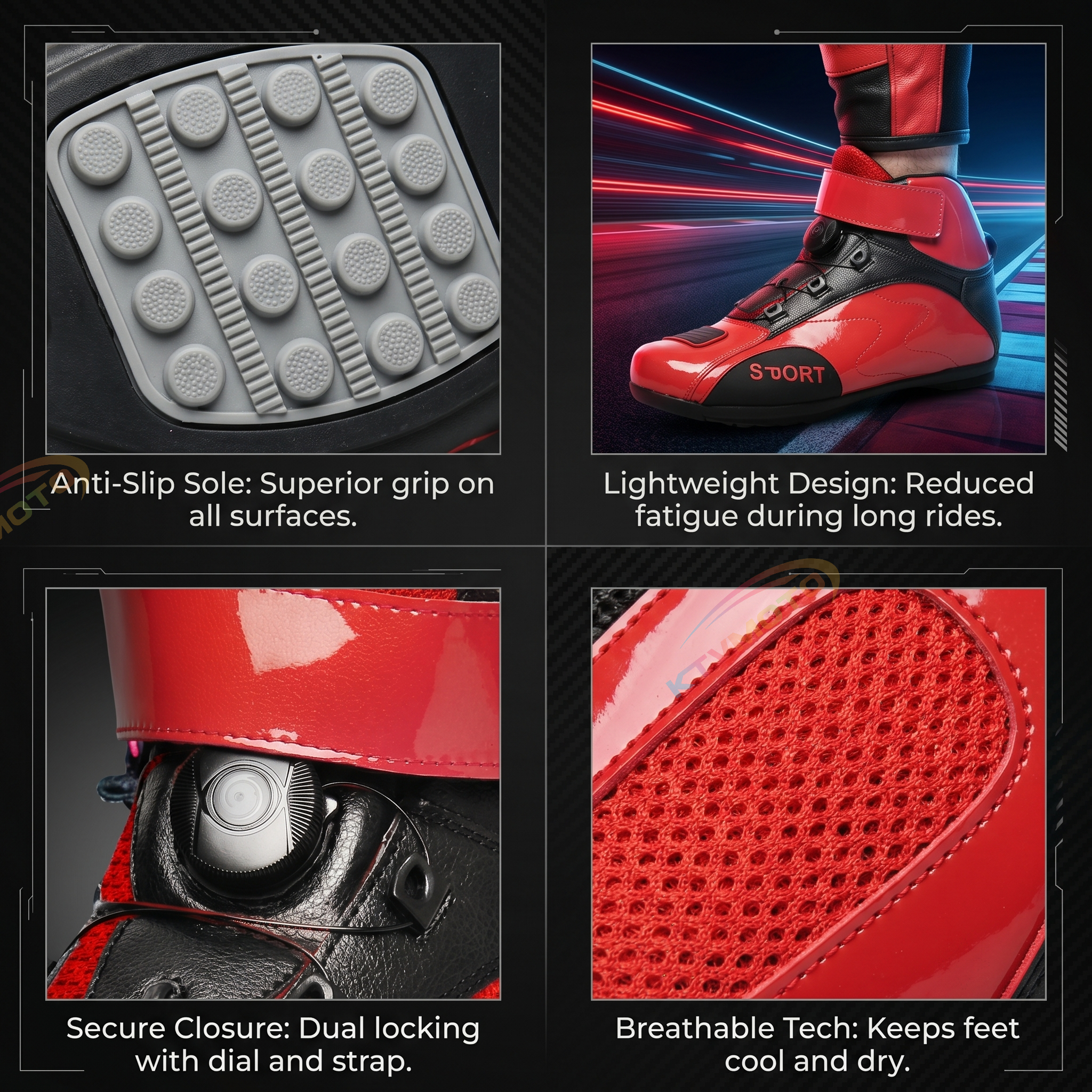 Riding boots motorcycle boots-K110