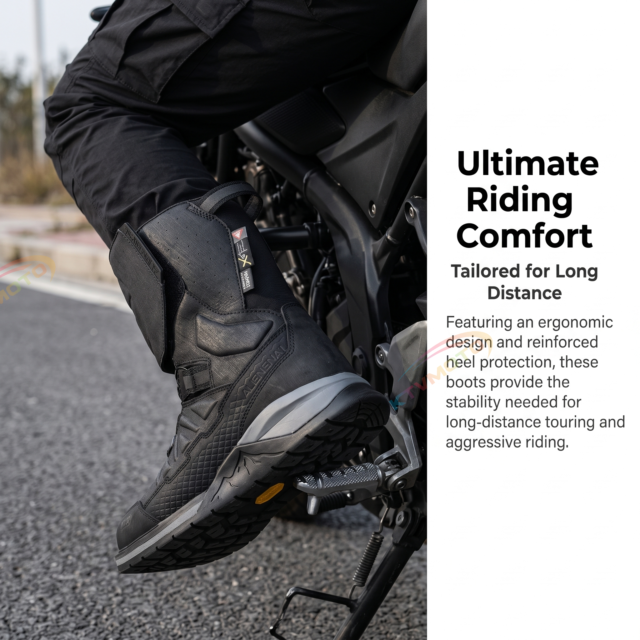 Motorcycle riding waterproof boots-K102