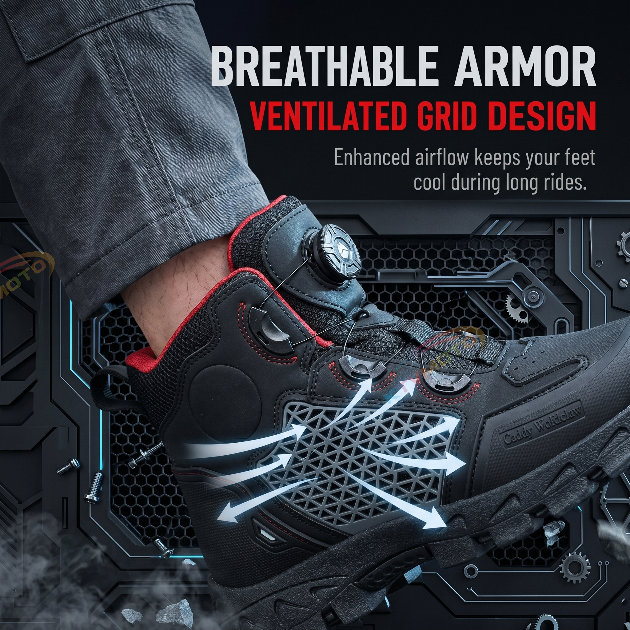 Motorcycle safety riding shoes-K140