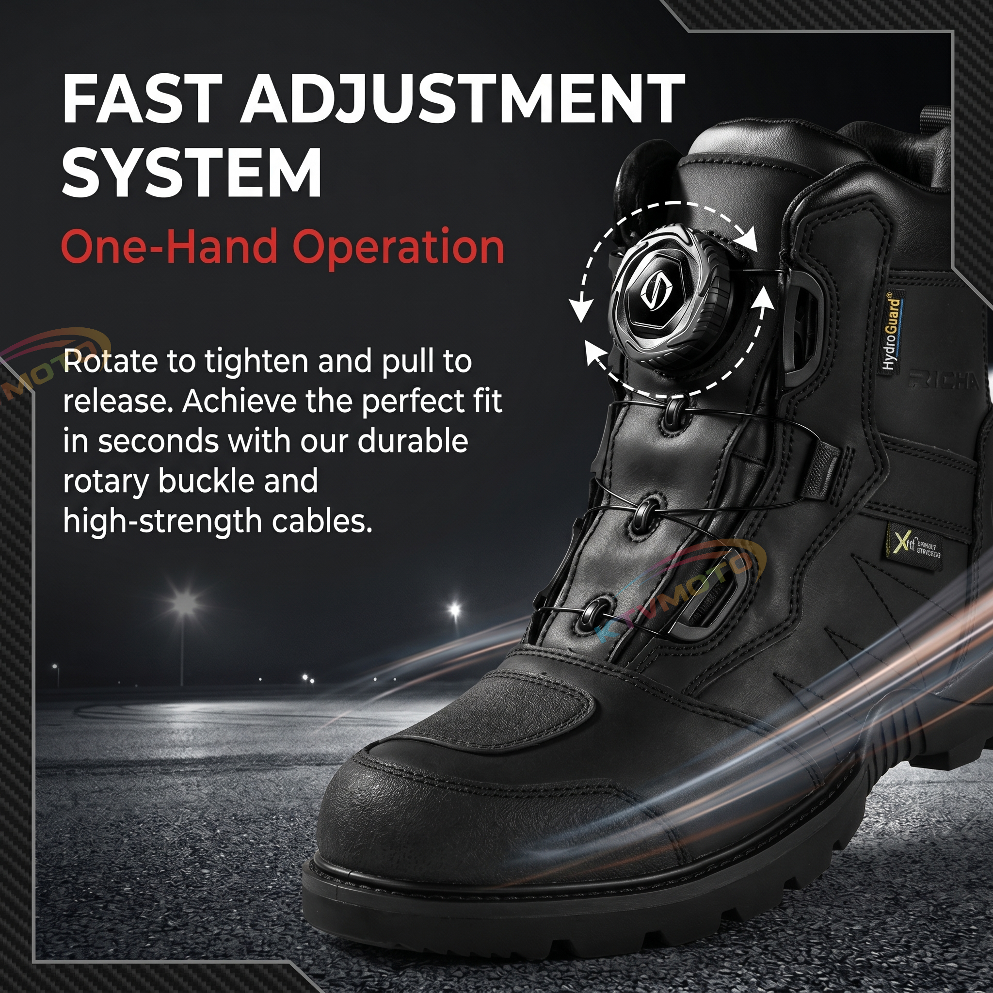 Waterproof Motorcycle Riding Boots-K30