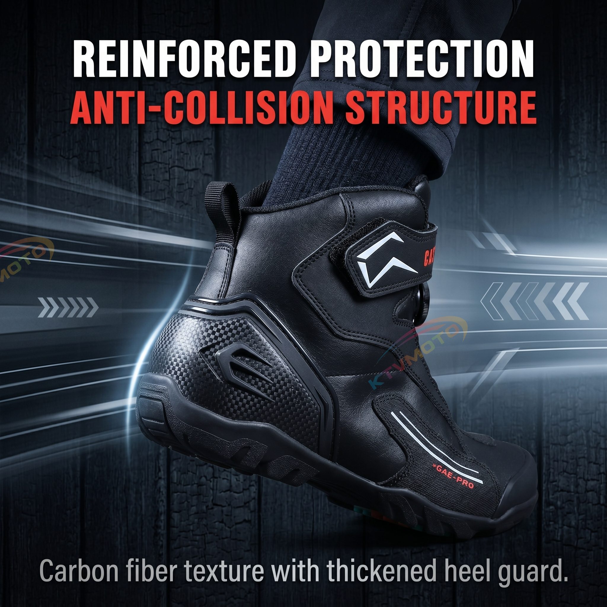Motorcycle anti-slip ankle boots-K146