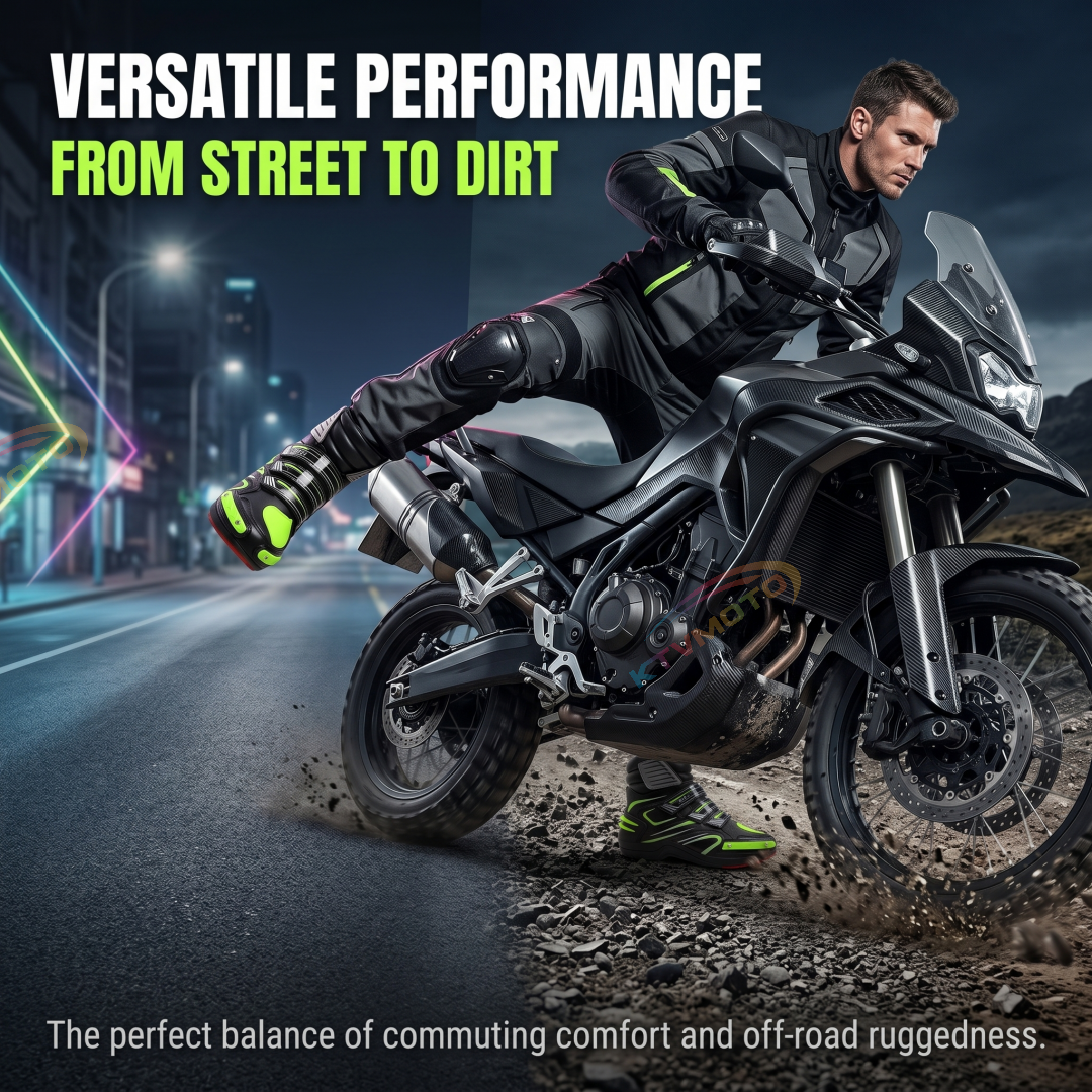 Motorcycle commuting and off-road boots-K149