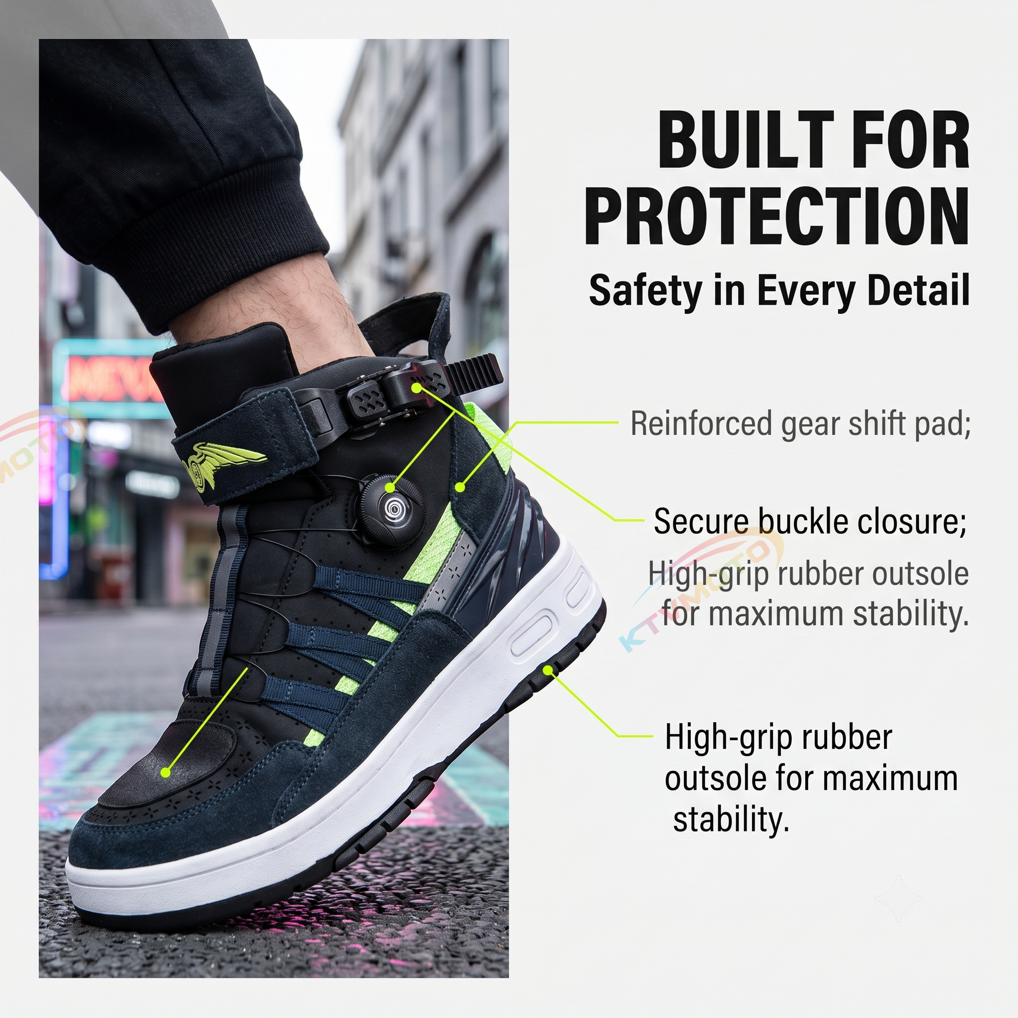 Motorcycle riding shoes-K91
