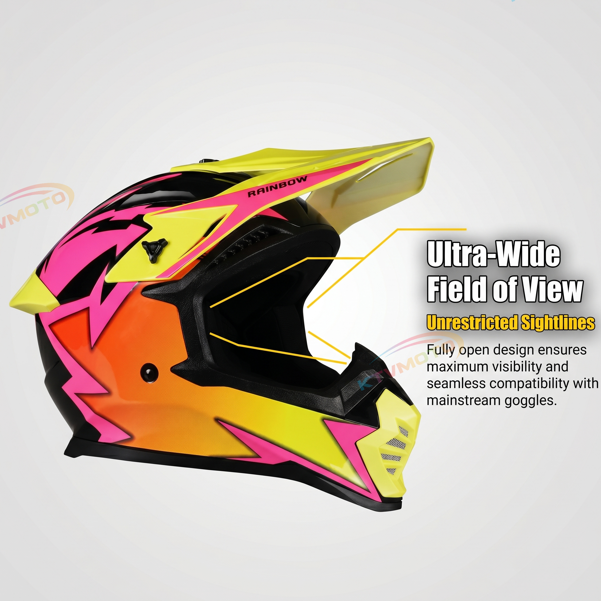 Full-face motorcycle helmet-I98