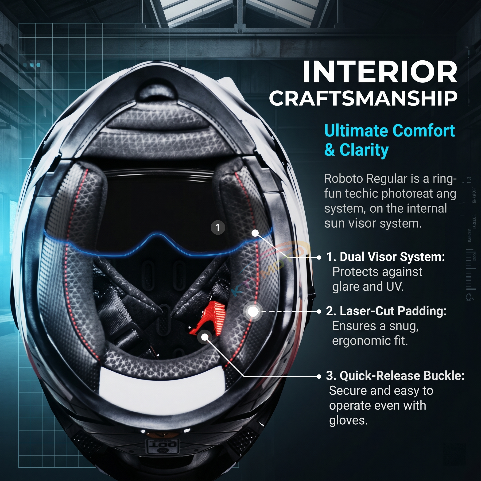 Cyberpunk Mech Full Helmet Motorcycle Helmet Sci-Fi Gear-I59
