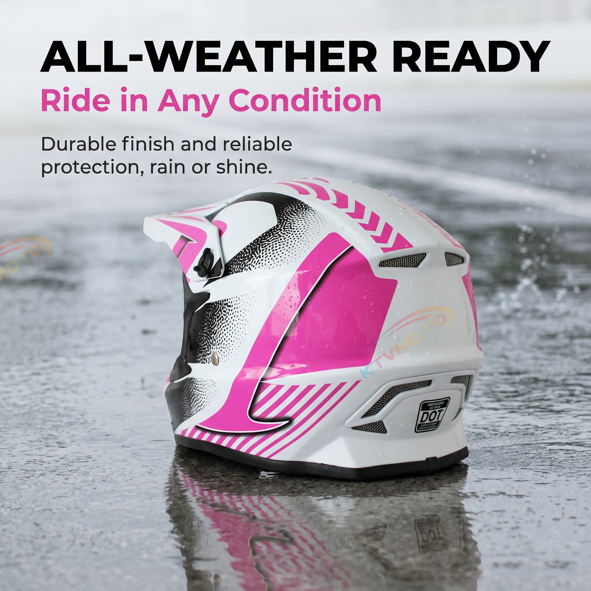 Children's full-face off-road helmet-I76
