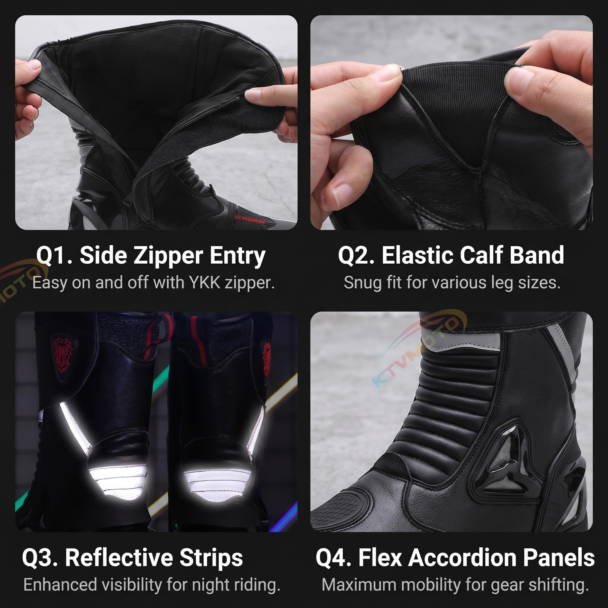 Motorcycle racing riding boots-K79