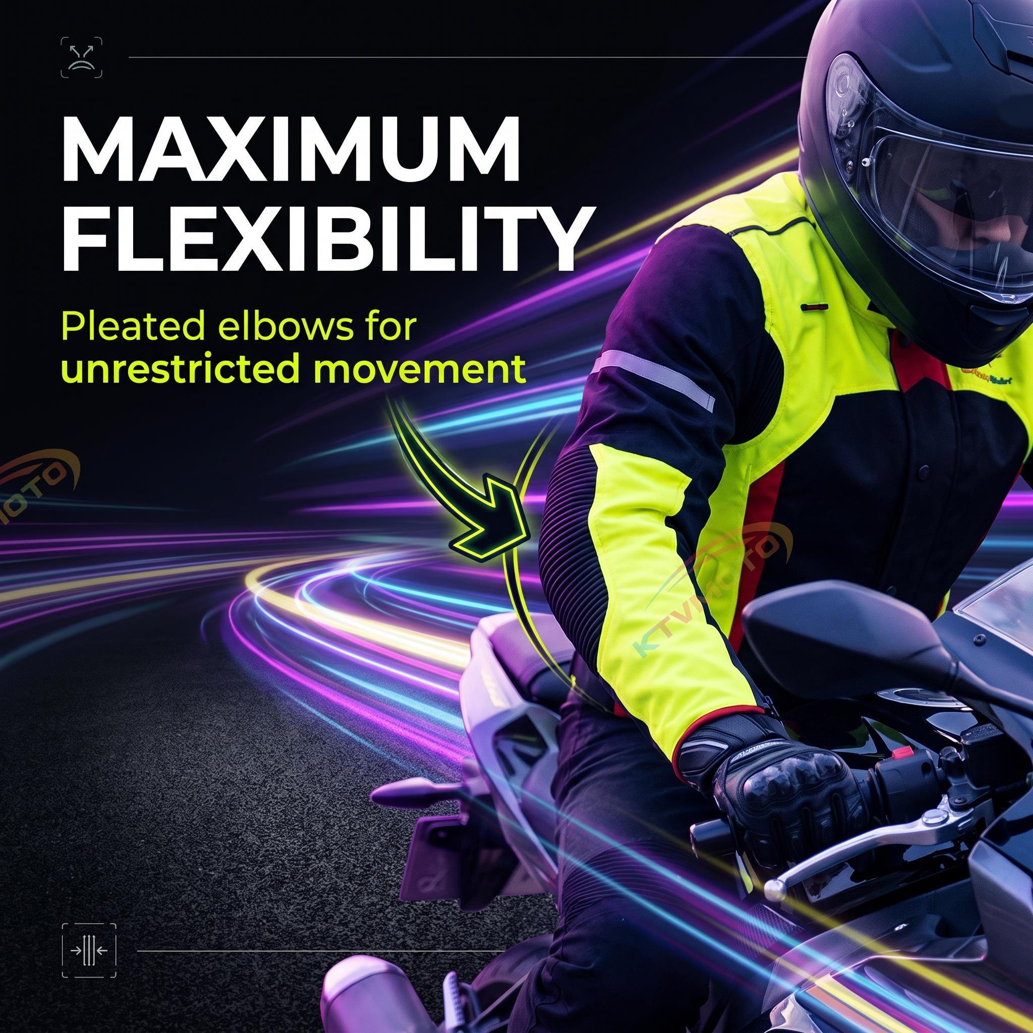 Waterproof and Impact-Resistant Motorcycle Riding Gear-J76