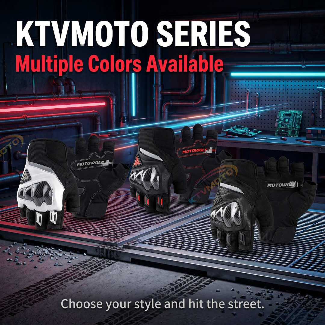 Breathable Carbon Fiber Motorcycle Gloves-G61
