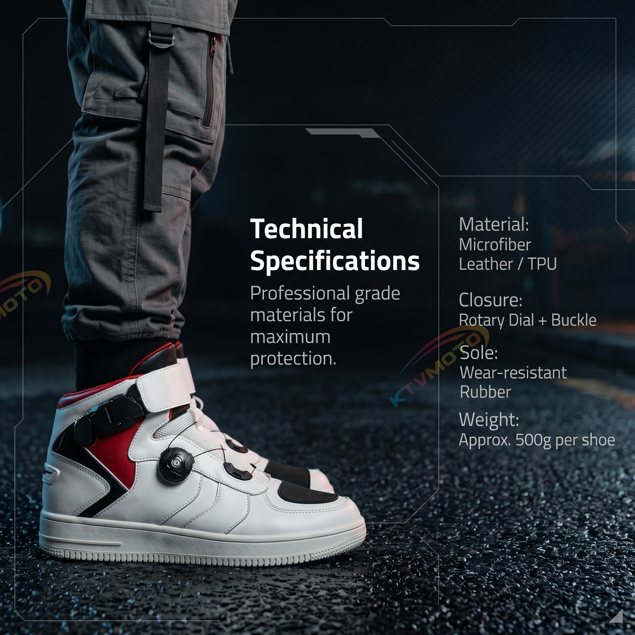 Motorcycle riding shoes-K112