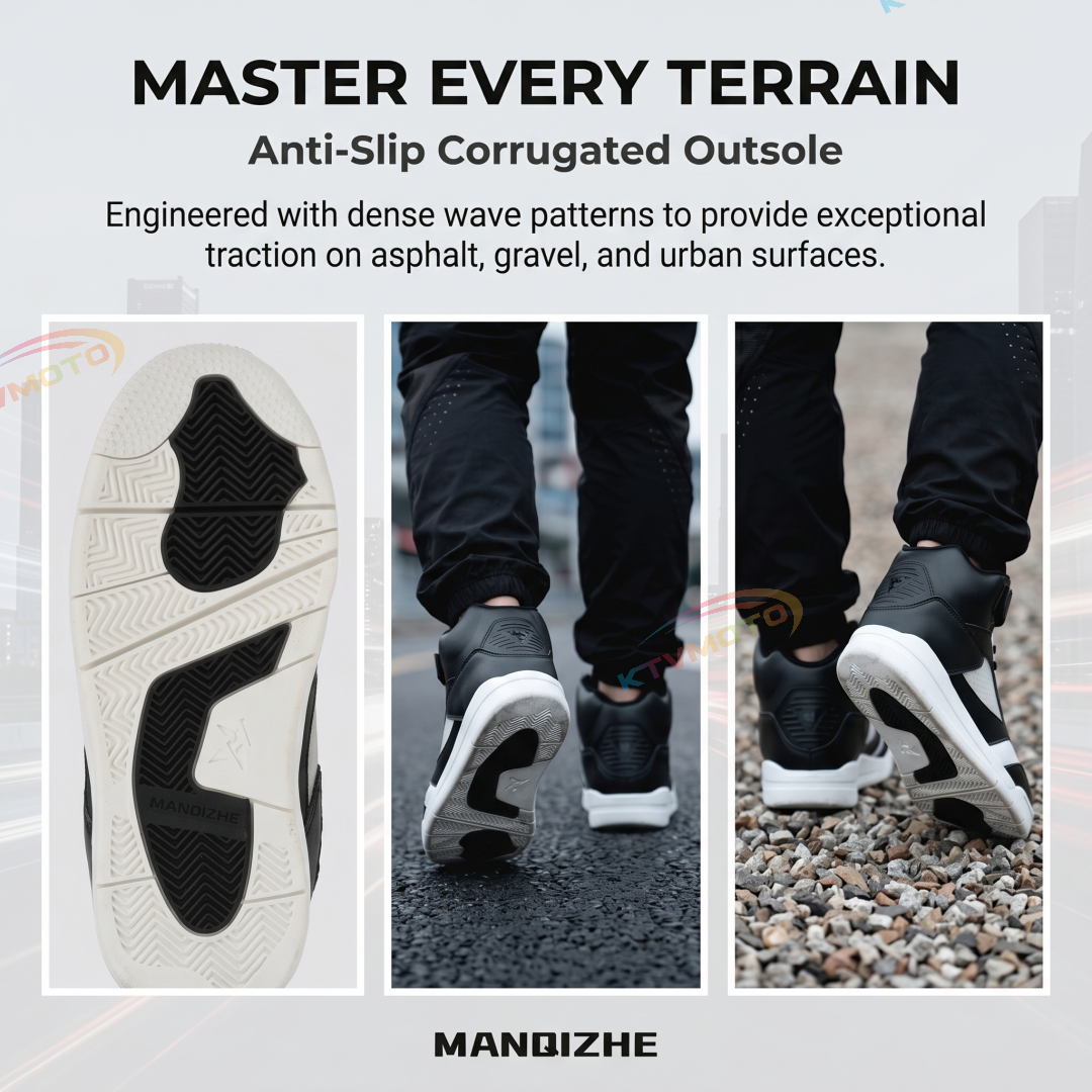 Breathable Commuter Motorcycle Casual Shoes-K43