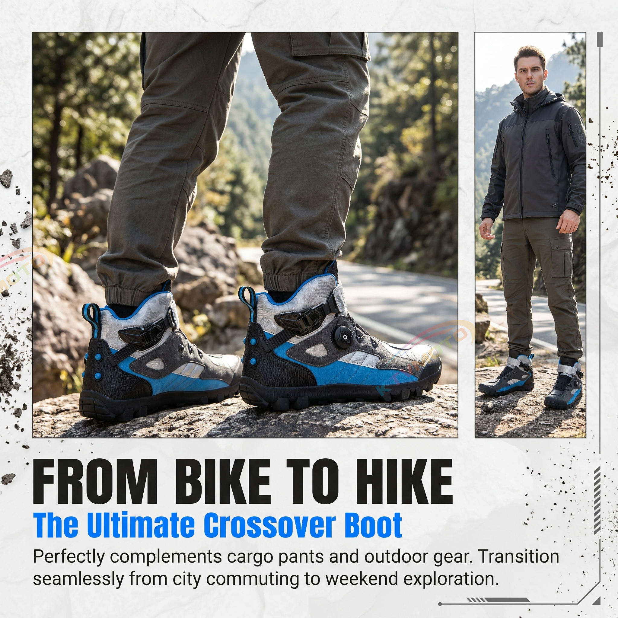 Cycling shoes without clipless-K117