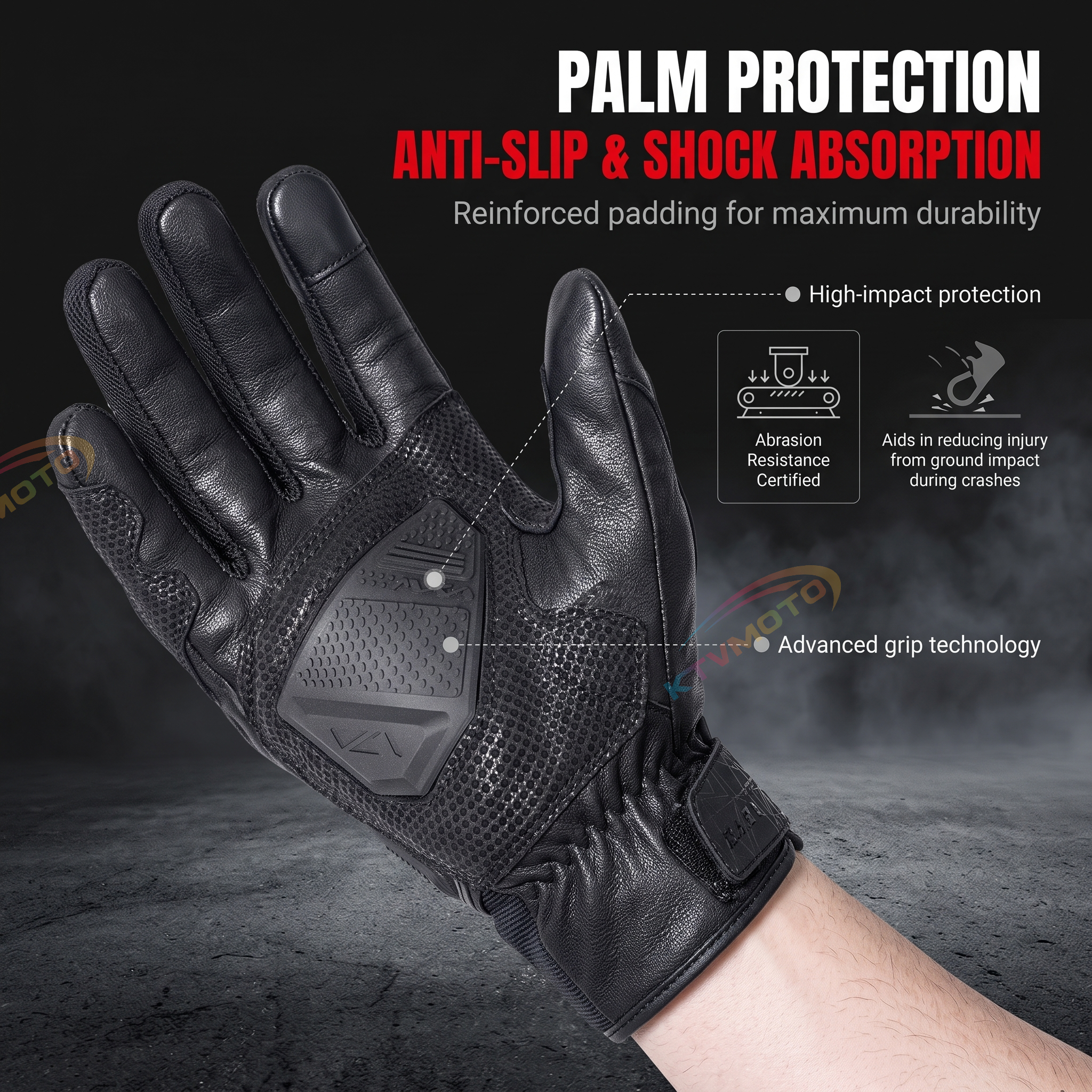 Motorcycle gloves with carbon fiber touchscreen thickened-G80