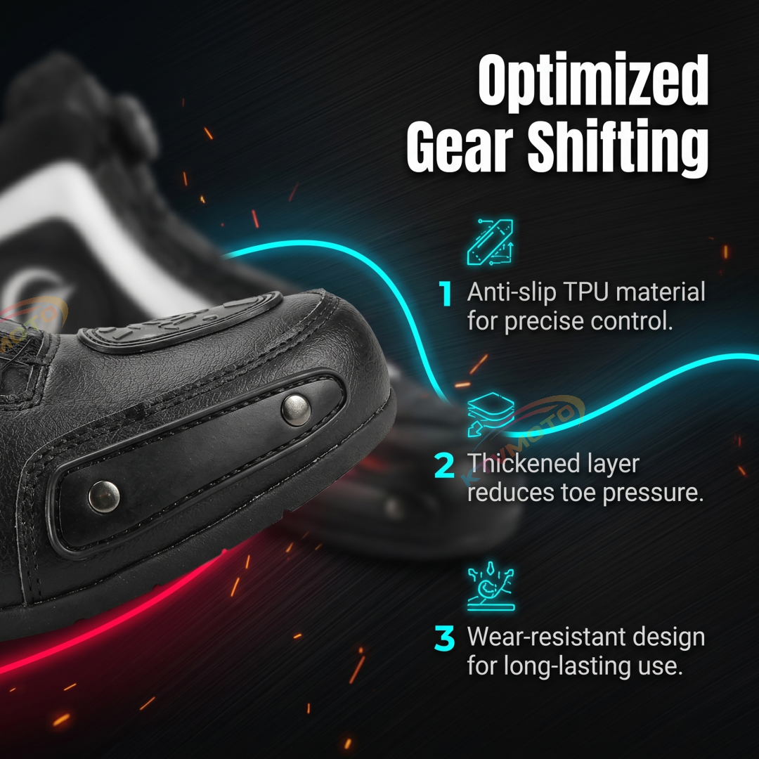 Waterproof and breathable casual motorcycle boots-K65