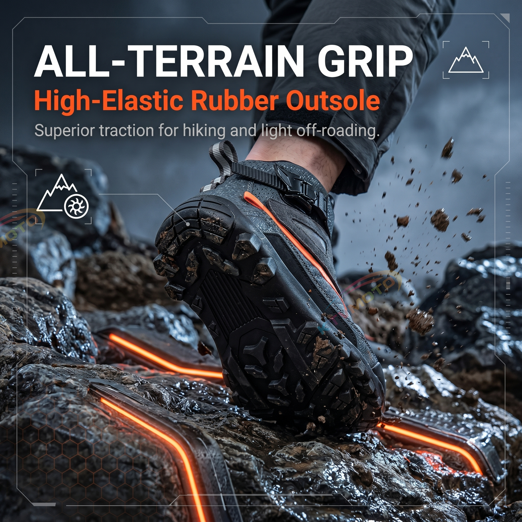 Motorcycle off-road riding shoes-K136