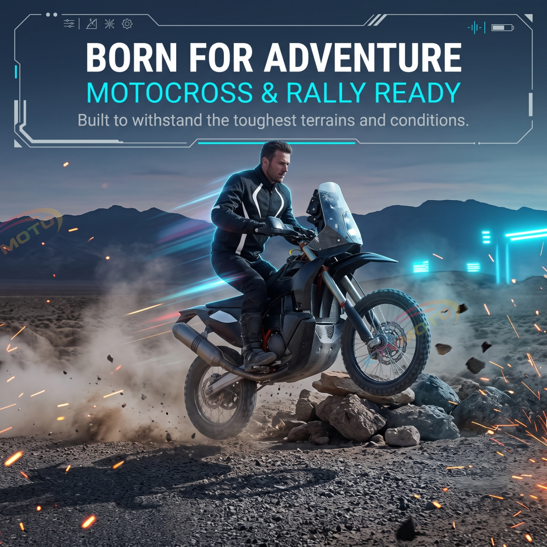 Motocross and Rally Riding Gear with Impact Protection-J48