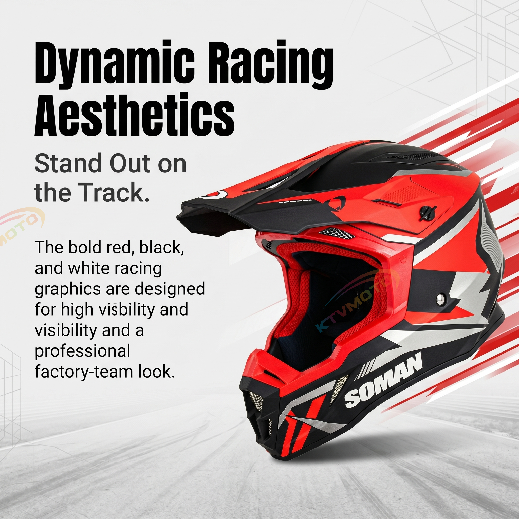 Professional off-road motorcycle helmet-I102