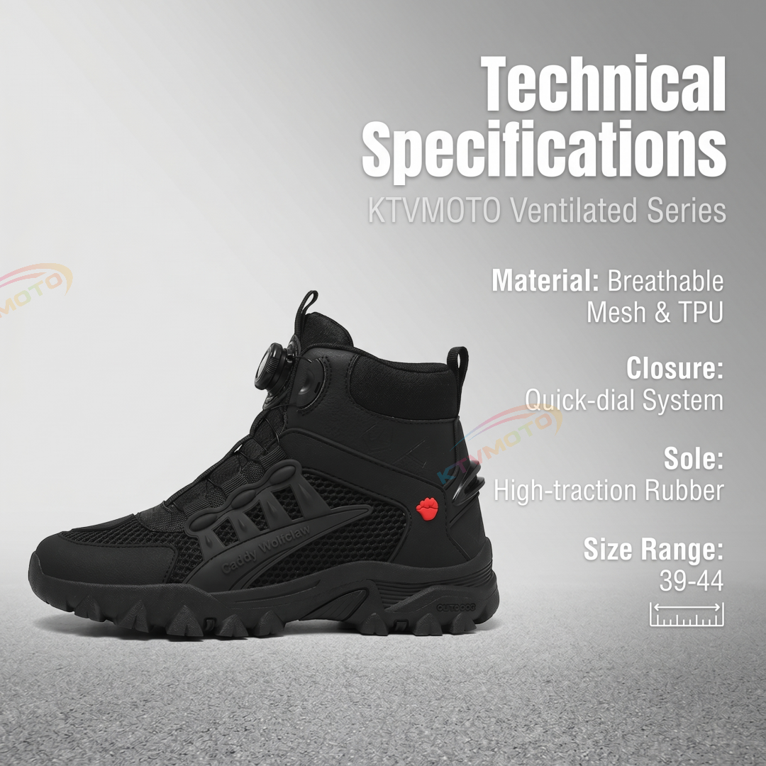 Outdoor Ventilated Off-Road Motorcycle Boots-K38