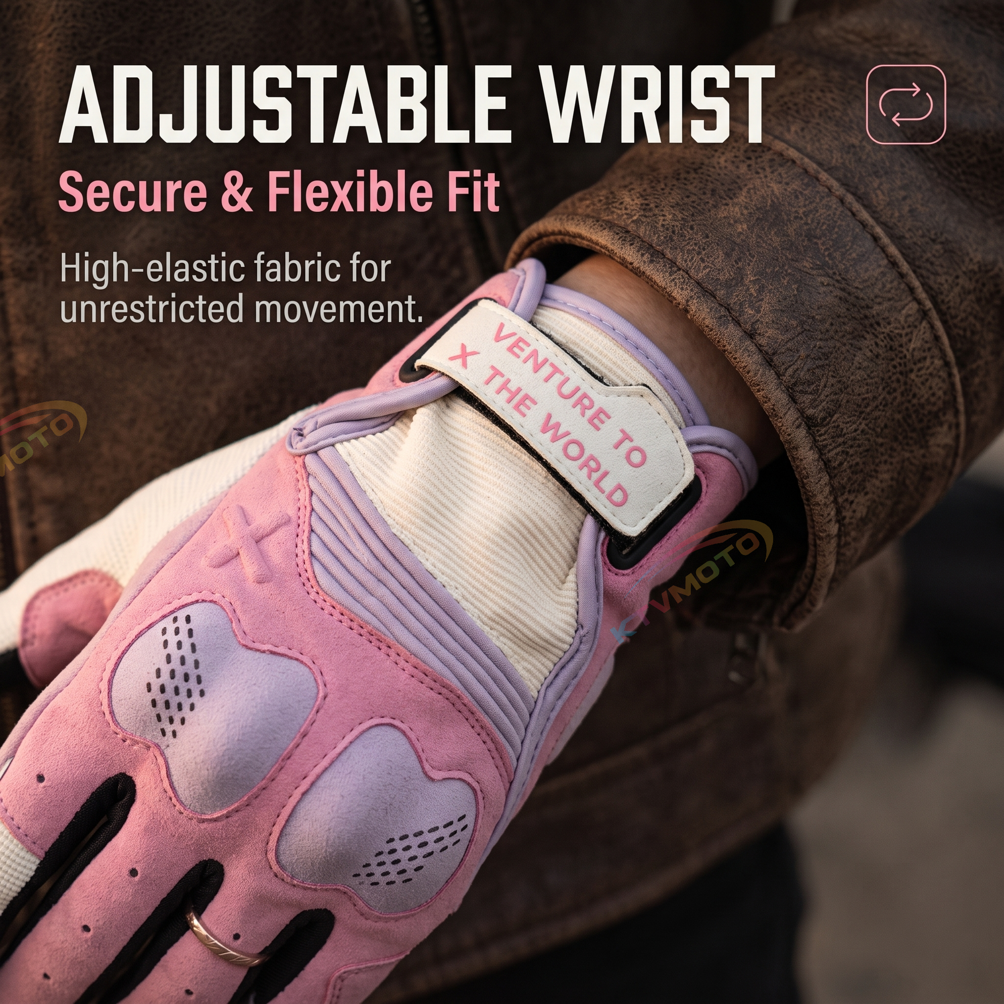 Retro motorcycle glove touchscreen-G75