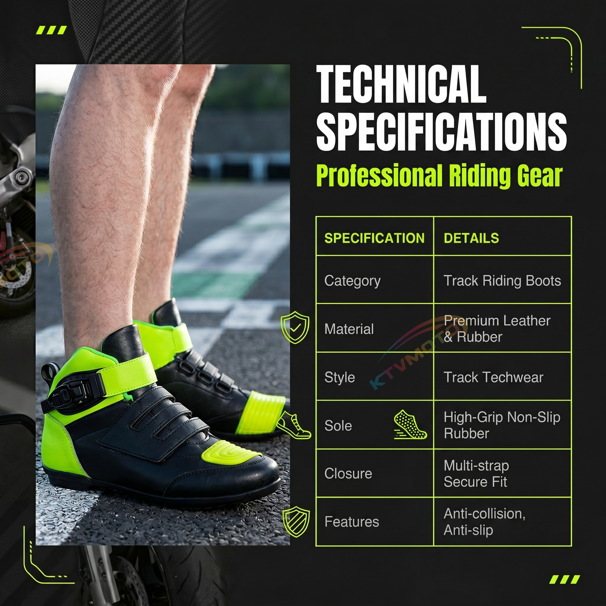 Motorcycle riding shoes outdoor-K115