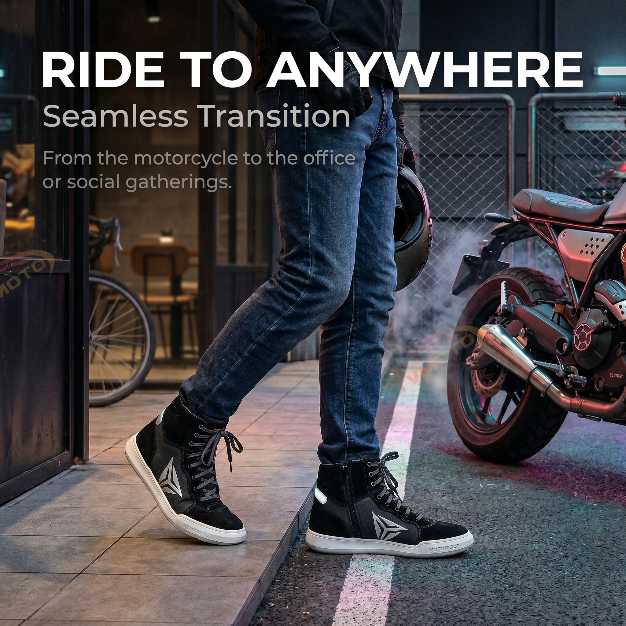 Motorcycle riding casual shoes-K56