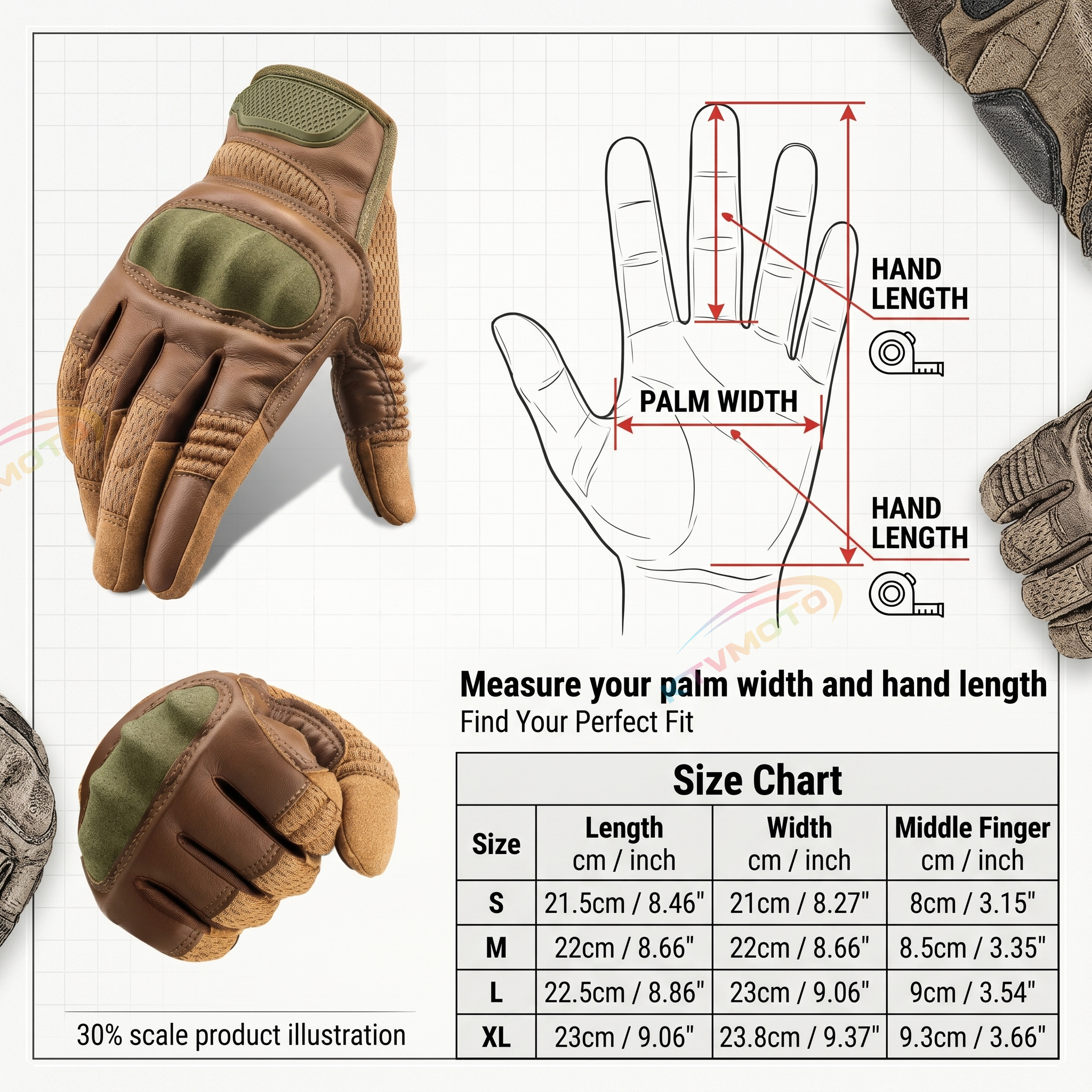 Tactical motorcycle hard knuckle gloves-G55
