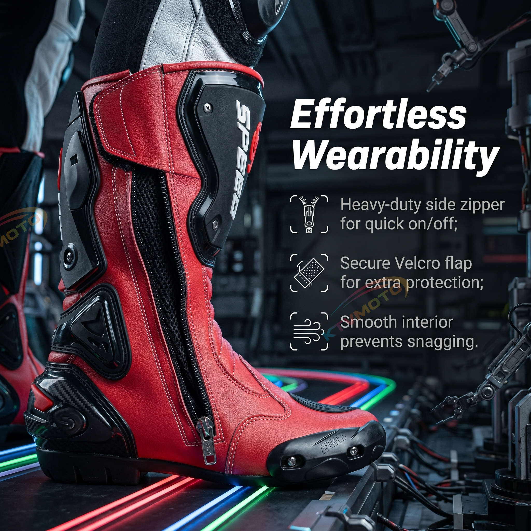 Motorcycle shoes racing boots-K99